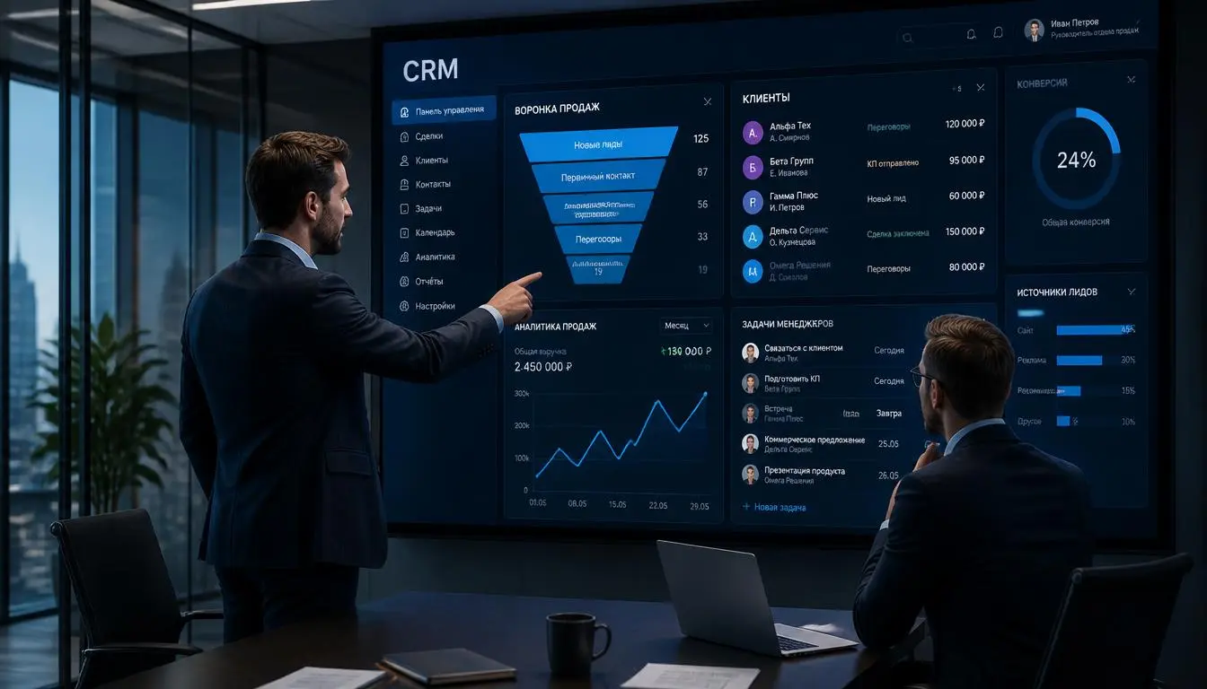 CRM Битрикс24 для отдела продаж: как увеличить контроль продаж и перестать терять клиентов