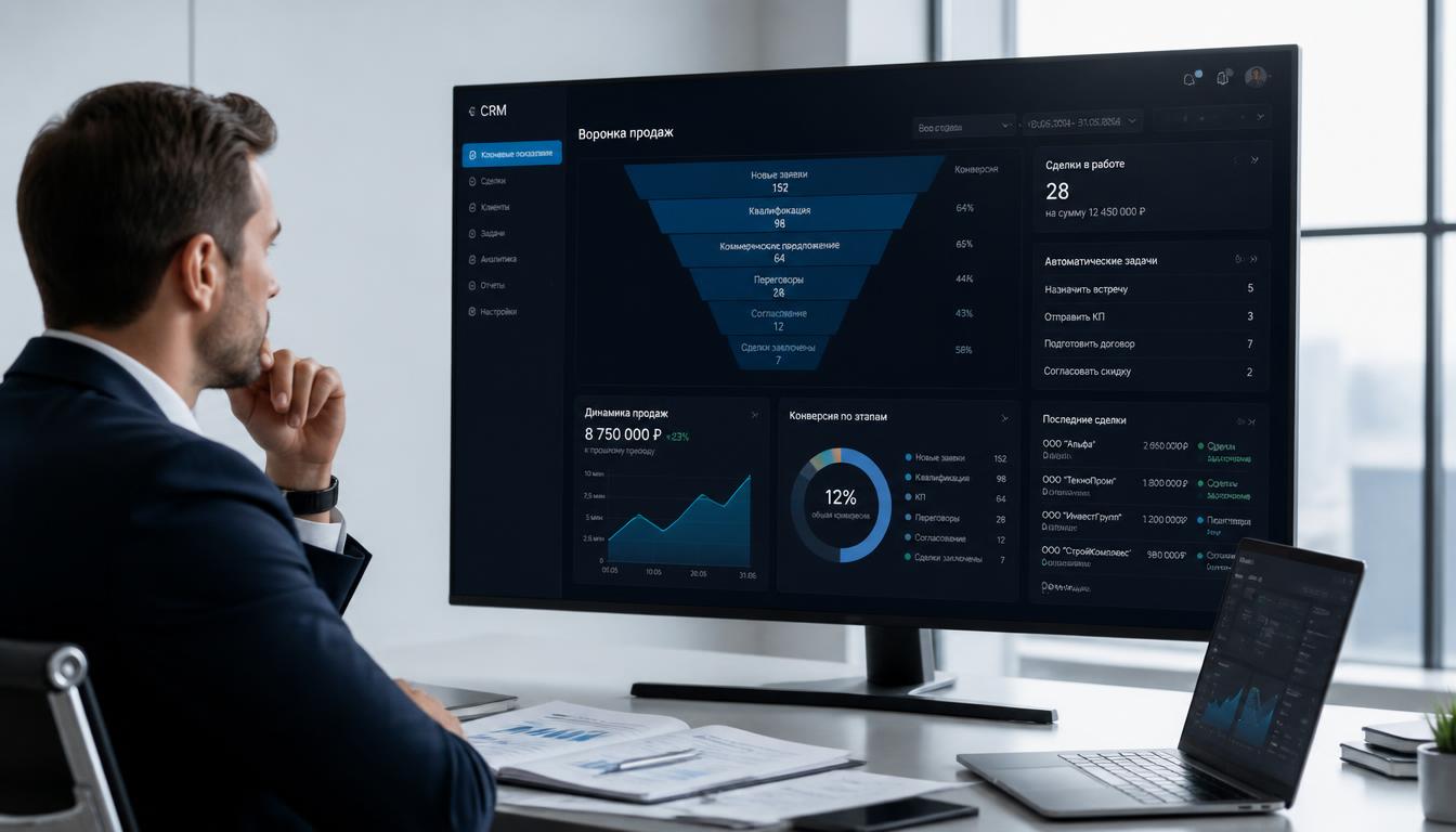 Битрикс24 для бизнеса: возможности CRM и автоматизации